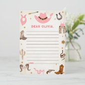 Western Time 素朴 Capsuleノートメッセージカード 招待状 (スタンド正面)