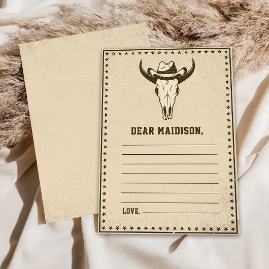 Western Time 素朴 Capsuleノートメッセージカード 招待状