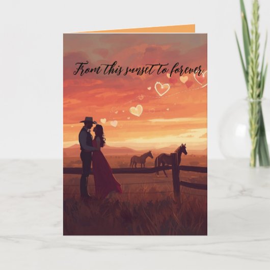 Western Valentine’s Day Card シーズンカード (正面)