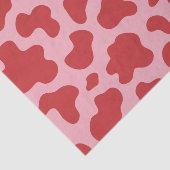 Western Valentines Day Cow Print Cowgirl Pink Red 薄葉紙 (詳細)