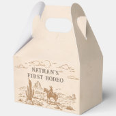 Western Vintage Rodeo Birthday フェイバーボックス (正面)