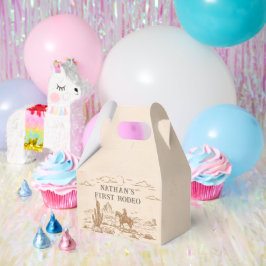 Western Vintage Rodeo Birthday フェイバーボックス