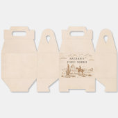 Western Vintage Rodeo Birthday フェイバーボックス (見開き)