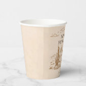 Western Vintage Rodeo Birthday 紙コップ (右)