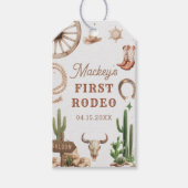Western Vintage Rodeo Cowboy Gift Tag ギフトタグ (正面)