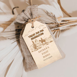 Western Vintage Rodeo Cowboy Gift Tag ギフトタグ