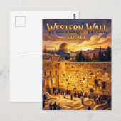 Western Wall Israel ポストカード (正面/裏面)