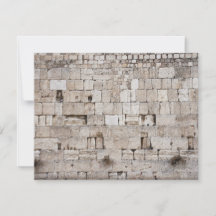 Western Wall Jerusalemフォトノートカード