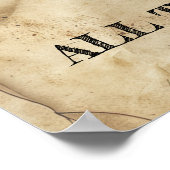 Western Wanted Birthday ポスター (角)