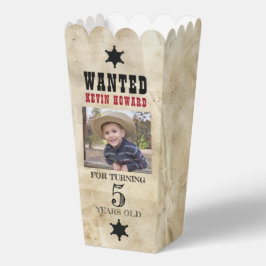Western Wanted Poster Birthday 2.5"w x 3.5"l x 7.5 フェイバーボックス
