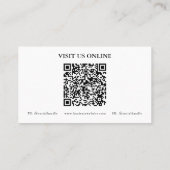 Western Wear QR Code Business Cards 名刺 (裏面)