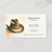 Western Wear QR Code Business Cards 名刺 (正面)