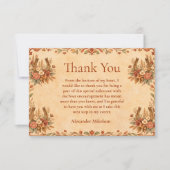 Western Wildflower Country Party サンキューカード (正面)