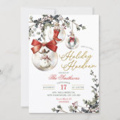 Western Winter Baubles Holiday Hoedown Party 招待状 (正面)