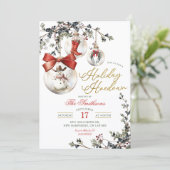 Western Winter Baubles Holiday Hoedown Party 招待状 (スタンド正面)