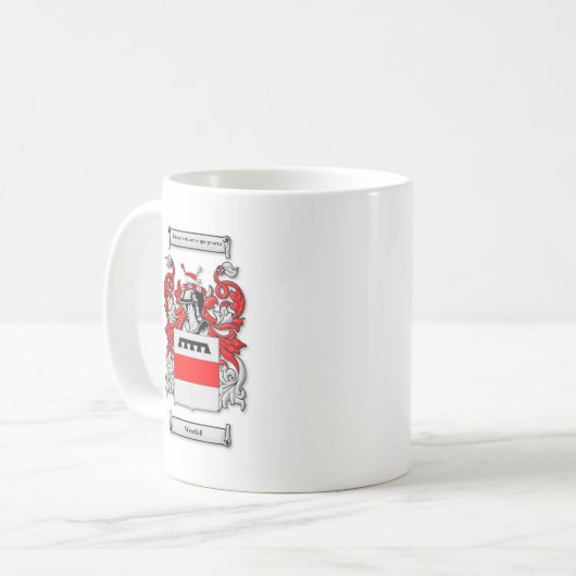 Westfallの紋章付き外衣 コーヒーマグカップ (正面左)