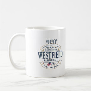 Westfieldの固まり。、350th記念日のコーヒー・マグ コーヒーマグカップ