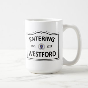 WESTFORDマサチューセッツの故郷の固まりMA Townie コーヒーマグカップ