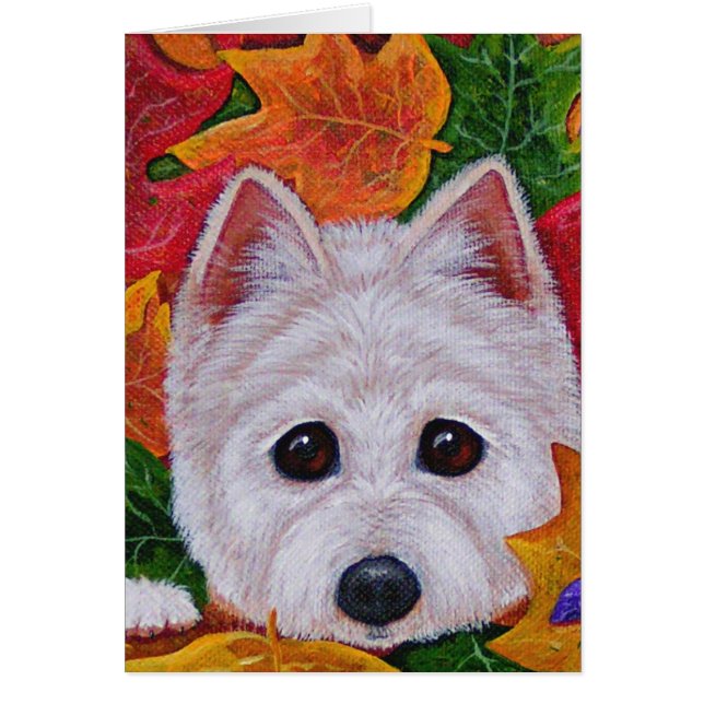 Westieかわいい犬の西の高地テリアCreationarts (正面)