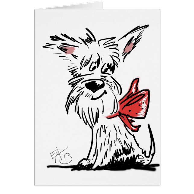 westieかスコッチテリアか。 (正面)