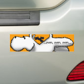 Westieかスコッチテリアの操業 バンパーステッカー (車上)