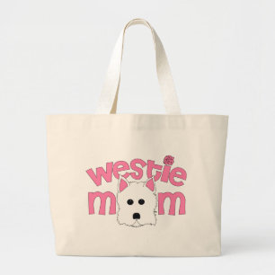 Westieのお母さん ラージトートバッグ