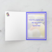 Westieのかわいいハッピーイースターはカードを望みます シーズンカード (内部)