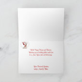 WestieのすばらしいクリスマスWishes4はそれを#2カスタマイズ シーズンカード (内部)