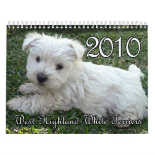 Westieのカレンダー2010年 カレンダー