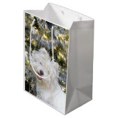 Westieのクリスマス ミディアムペーパーバッグ (裏面アングル)