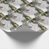 Westieのクリスマス ラッピングペーパー (角)