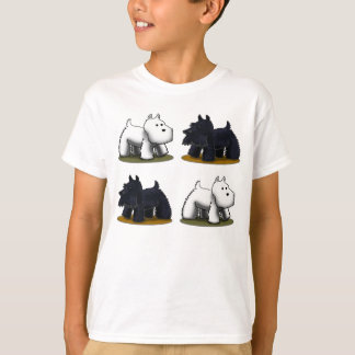 Westieのスコッチテリア、スコッチテリア、Westie Tシャツ