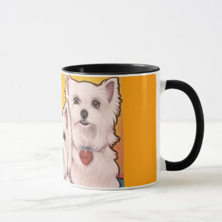 Westieのトリオのマグ マグカップ