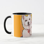 Westieのトリオのマグ マグカップ (左)