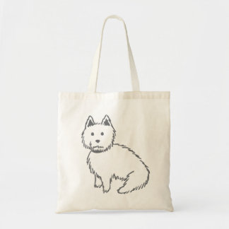 Westieのトートバック トートバッグ