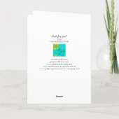 Westieのハッピーバースデーの特別な友人 カード (裏面)