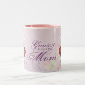 Westieのハートのお母さん ツートーンマグカップ (中央)