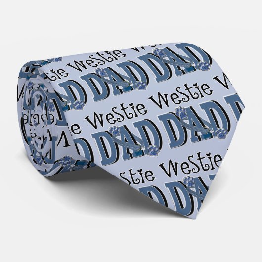 Westieのパパ ネクタイ (ロール)