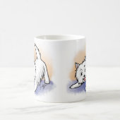 Westieのマグ コーヒーマグカップ (中央)