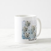 WESTIEのミイラの所有者の現在のためのWestieのコップのマグ コーヒーマグカップ (正面右)