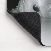 Westieのリラックス マウスパッド (コーナー)