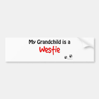 Westieの孫 バンパーステッカー