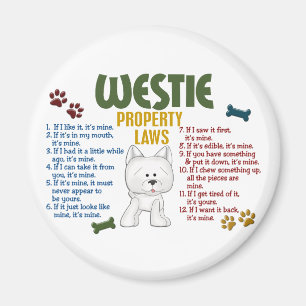 Westieの特性の法律4 マグネット