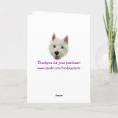 Westieの知恵! Guidの運! カード (裏面)