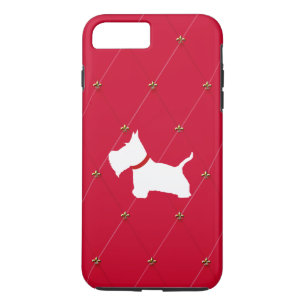 Westieの赤のダイヤモンド iPhone 8 Plus/7 Plusケース