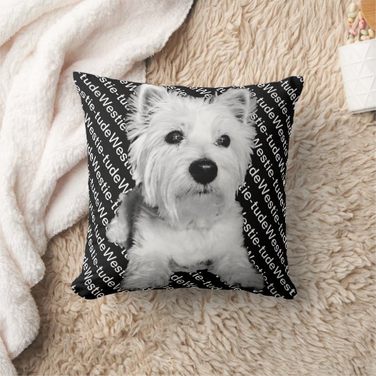 Westieのwestietude クッション (ブランケット)