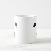 Westieはマグに直面します コーヒーマグカップ (中央)