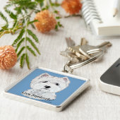 Westieはリスを得ましたか。 キーホルダー (側面)