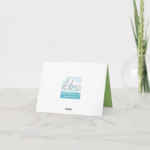 Westieは感謝していしています サンキューカード (裏面)