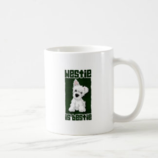 WestieはBestieです コーヒーマグカップ